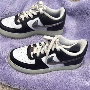 Kids Black and White Sneakers